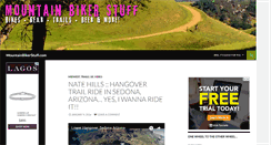 Desktop Screenshot of mountainbikerstuff.com